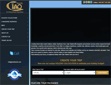 Tablet Screenshot of ciaotravels.com